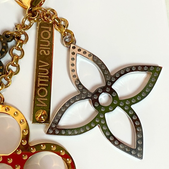 LOW START Louis Vuitton Bijoux Sac Tapage Gold Tone Key Ring Bag Charm - Picture 7 of 10